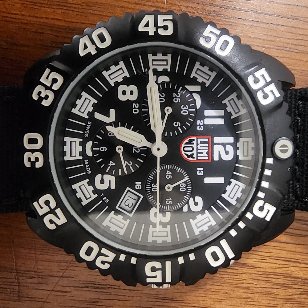 Luminox Black Chronograph Watch